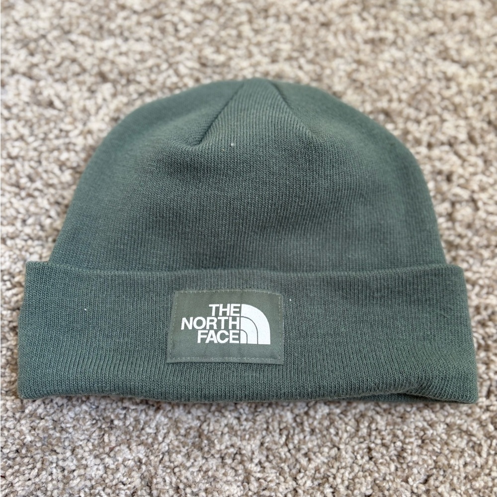 The North Face Dark Green Knit Hat